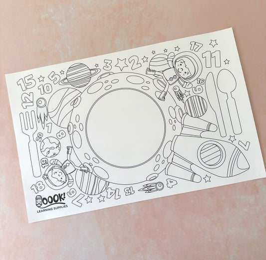 Individual para niños para colorear (Físico)