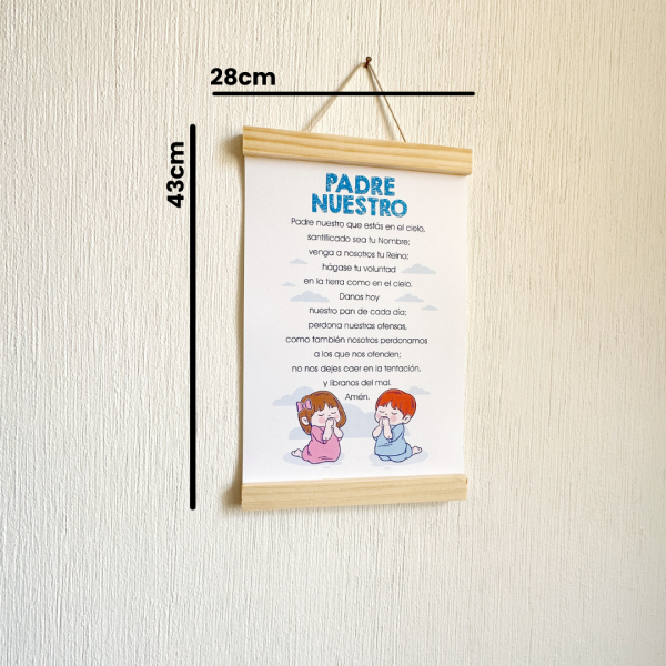 Padre Nuestro Cuadro Infantil