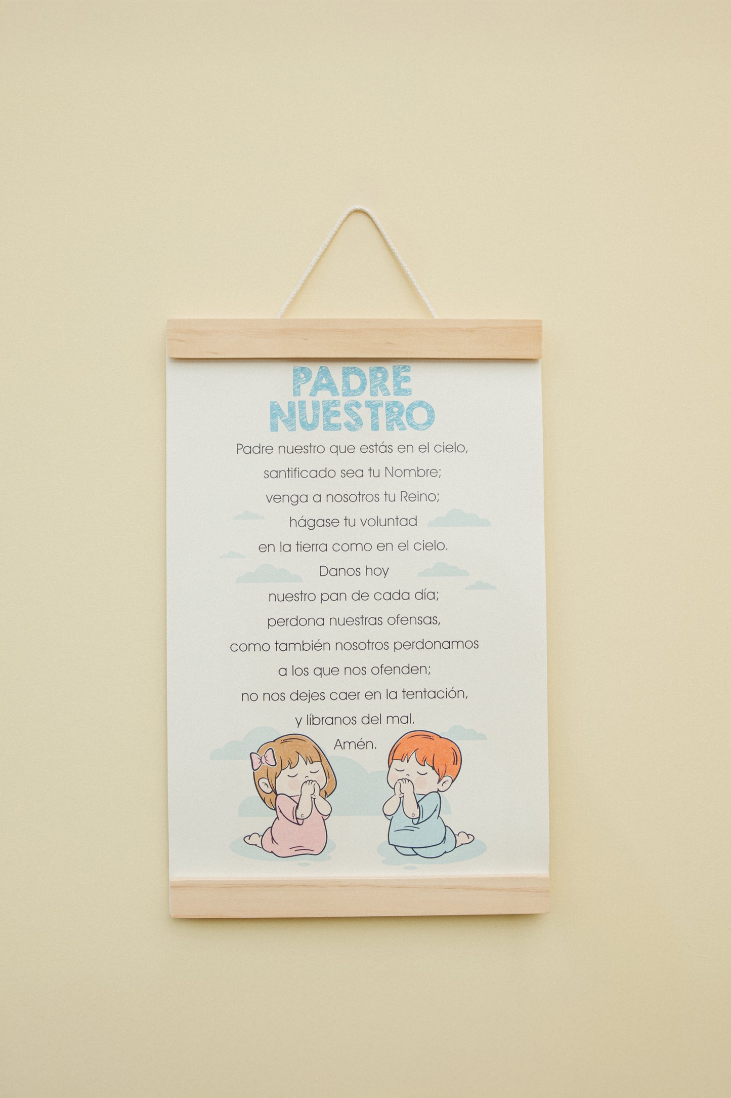 Padre Nuestro Cuadro Infantil