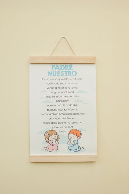 Padre Nuestro Cuadro Infantil