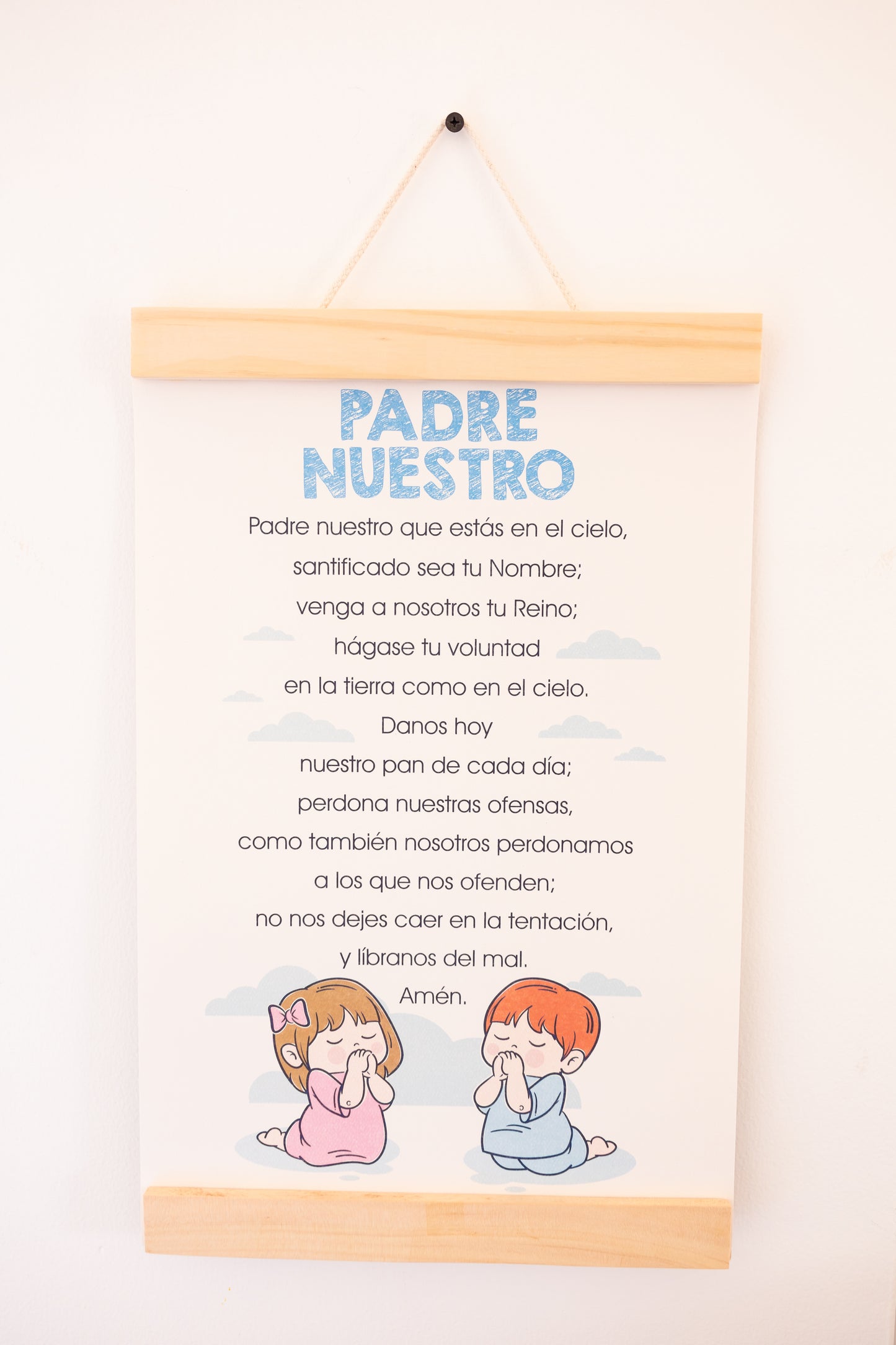Padre Nuestro Cuadro Infantil
