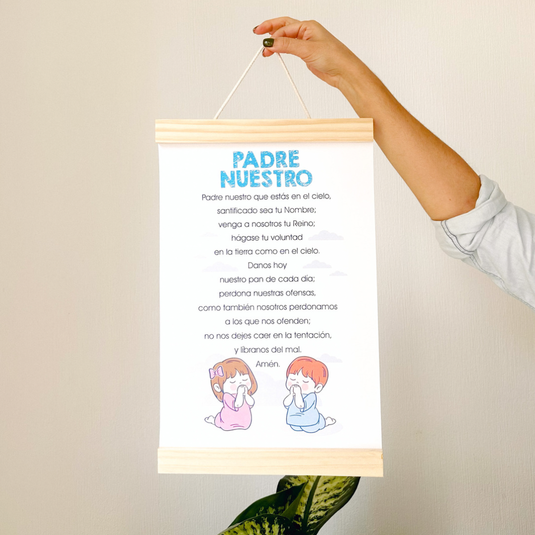 Padre Nuestro Cuadro Infantil