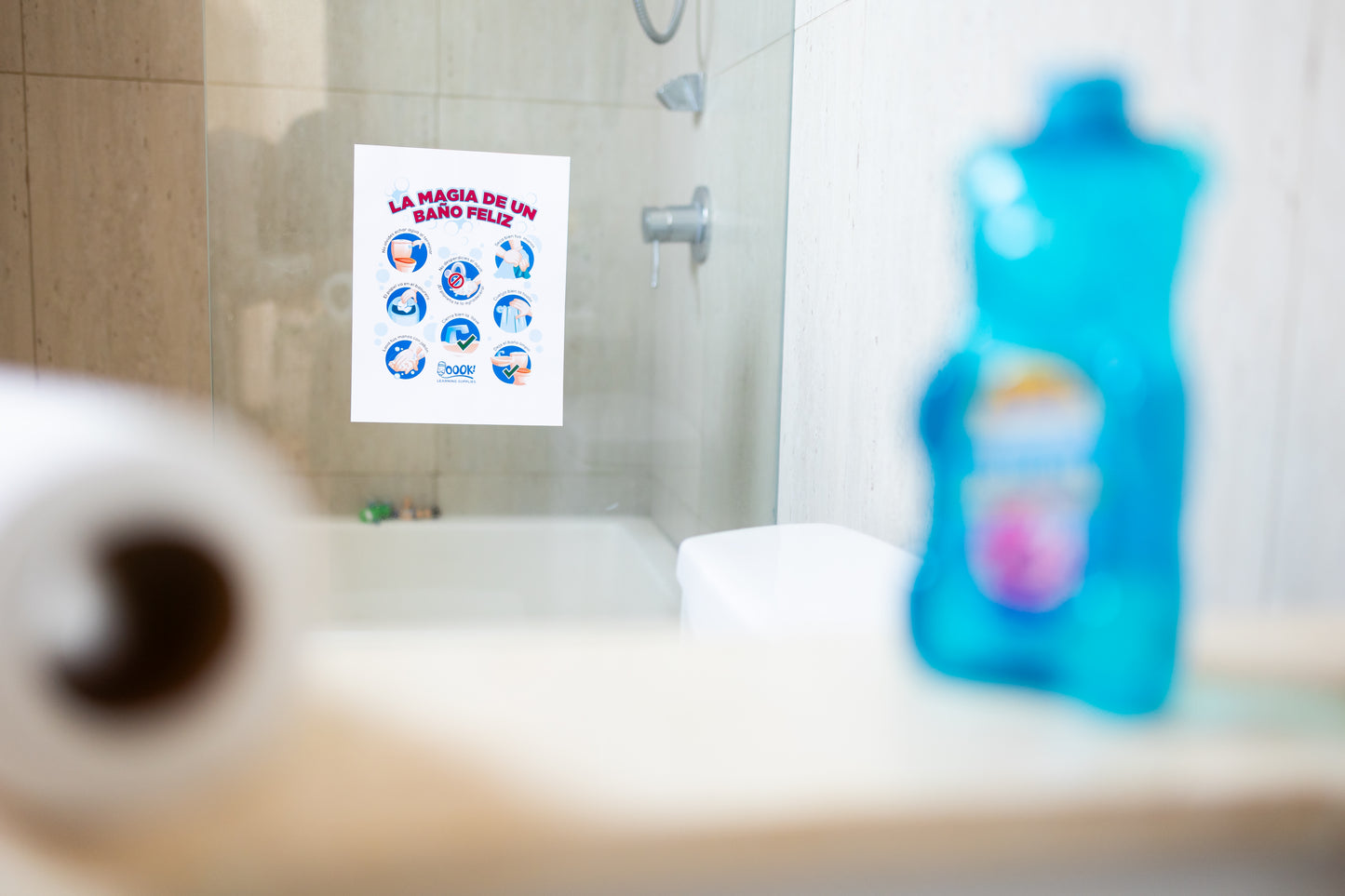 Cartel: La Magia de un Baño Feliz