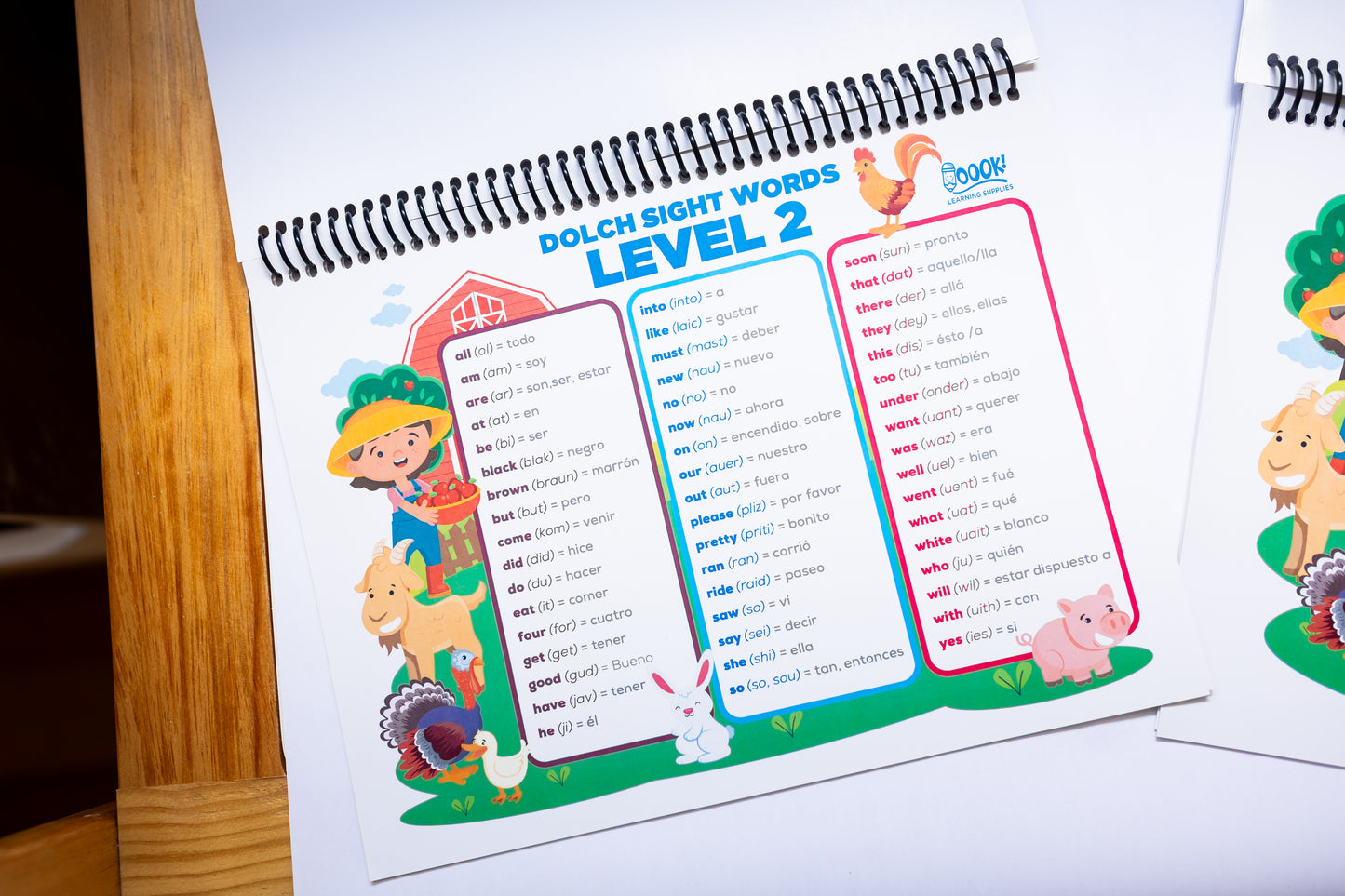 Sight Words - English-Spanish (Physical)