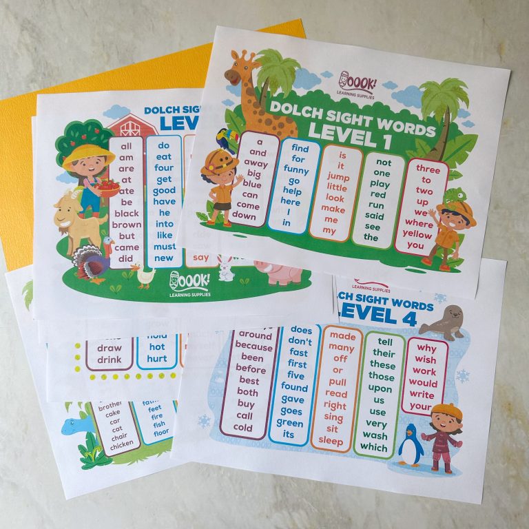 Dolch Sight Words (Printable)