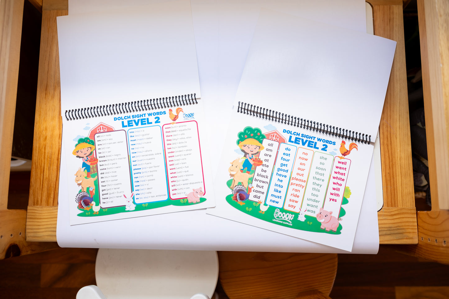 Sight Words - English-Spanish (Physical)