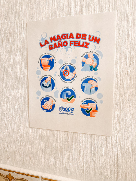 Cartel: La Magia de un Baño Feliz