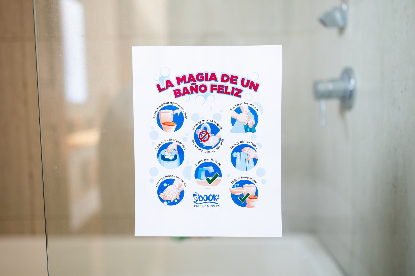 Cartel: La Magia de un Baño Feliz