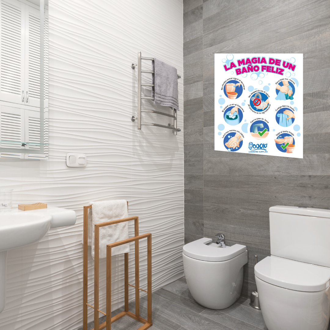 Cartel: La Magia de un Baño Feliz